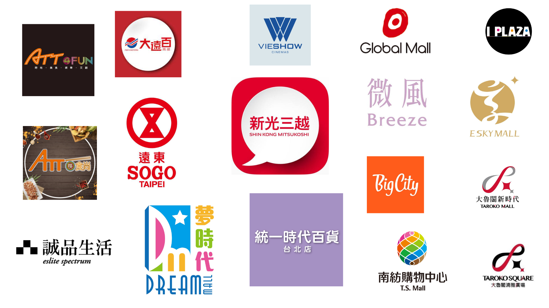 零零特賣眾多百貨合作