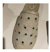 [S] KATE SPADE ROSIE MIXED MATERIAL PINEAPPLE FLAT MULES,PINEAPPLE/PINK SALT, K7992-PINEAPPLE/PINK SALT (SKS552)