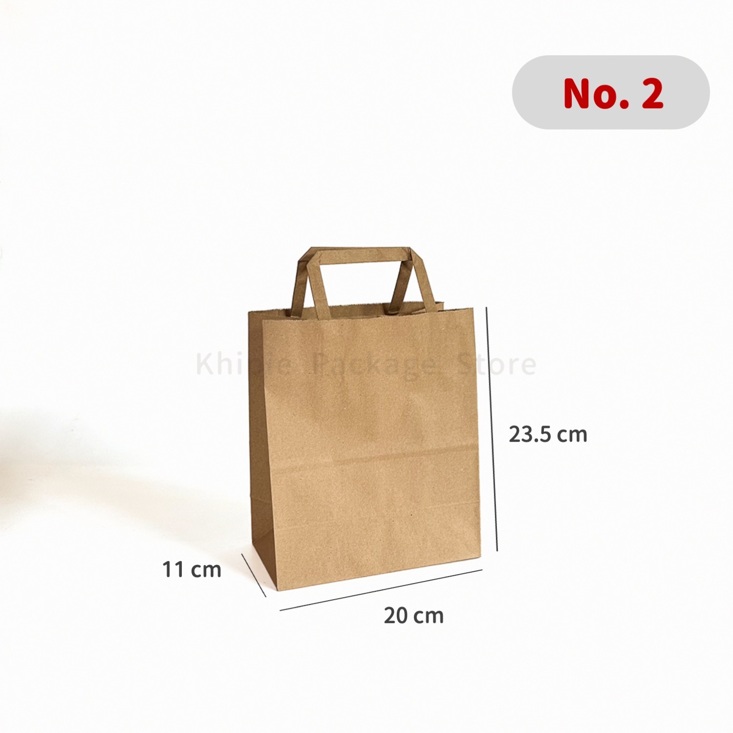 手提紙袋｜扁繩型｜No.2