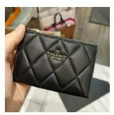 [S] KATE SPADE KA598 CAREY SMOOTH QUILTED SMALL CARD HOLDER,BLACK, 196021215322 (SKS558)