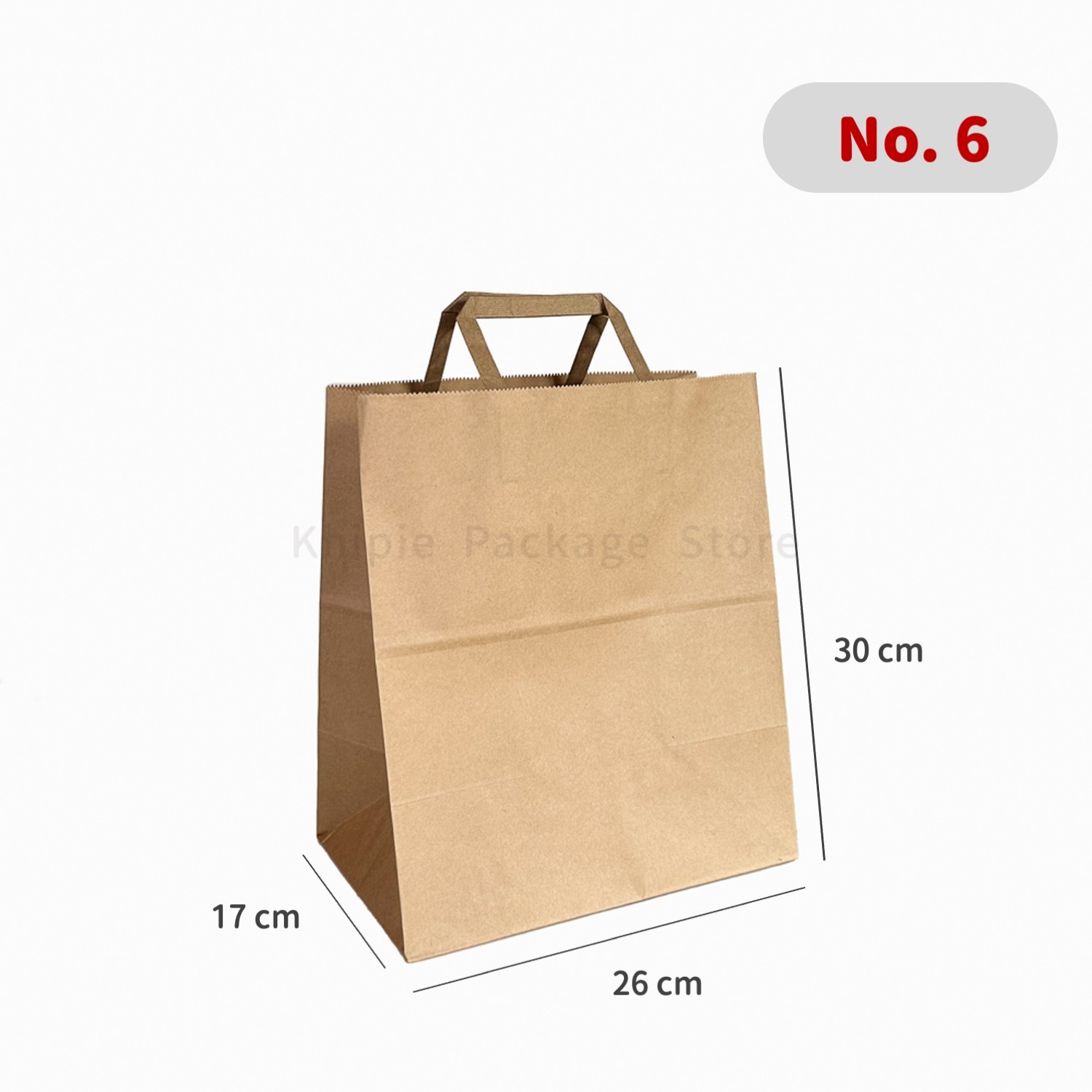 手提紙袋｜扁繩型｜No.6