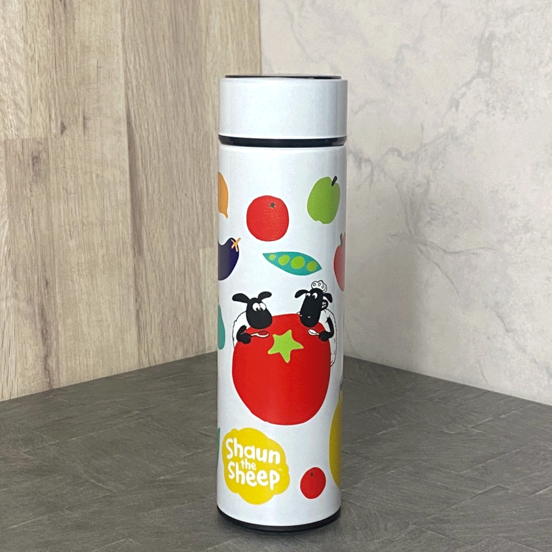 《笑笑羊》蔬果笑笑羊顯溫保溫瓶