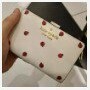 [S] KATE SPADE KB492 STACI DOTTIE MEDIUM COMPACT BI-FOLD WALLET,CREAM MULTI, 196021215650 (SKS560)
