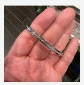 [S] KATE SPADE O0RU2678 RING IT UP PAVE BANGLE,CLEAR/SILVER, 98686711853 (SKS563)