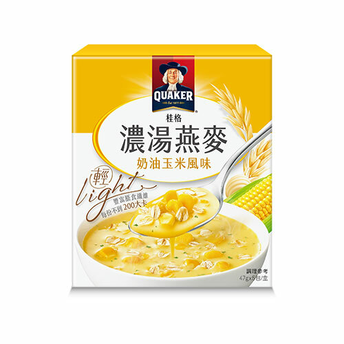 【桂格】濃湯燕麥奶油玉米風味47g*5包
