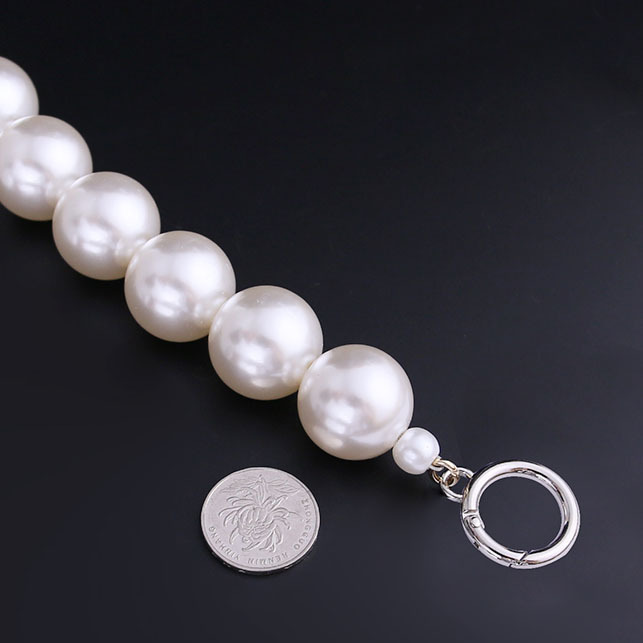 復古大珍珠替換珍珠包鏈條腋下包帶包包配件