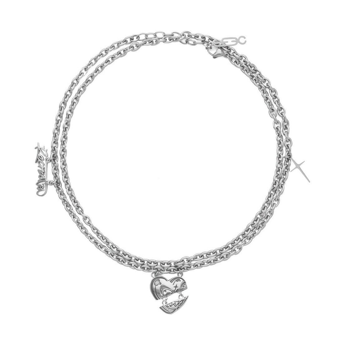 Fe3c x Li Kuanzhen 藝術家聯名系列鎖鏈 鏈條 心碎項鍊 Heartbreak Necklace
