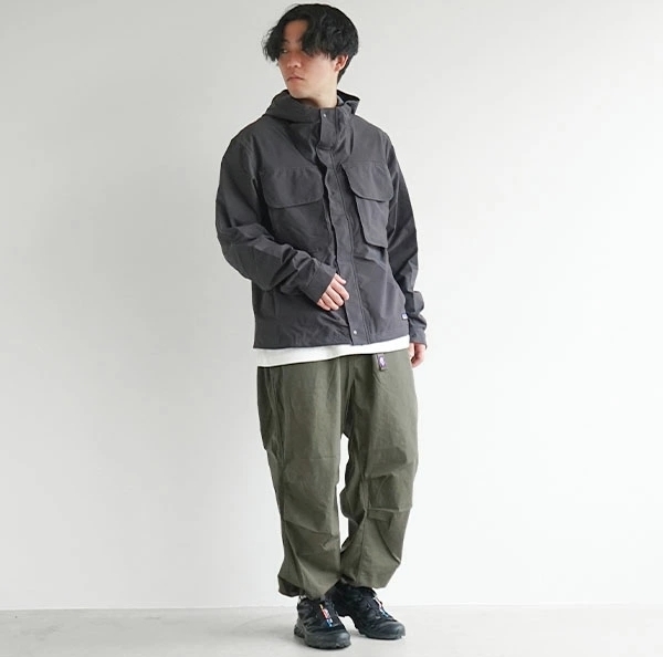 日本代購 THE NORTH FACE 北臉 紫標 防撕裂野戰褲 軍裝斜紋布 寬鬆 抽繩 三色 APR-