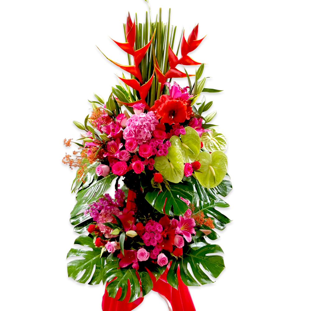 進口高級開張花藍