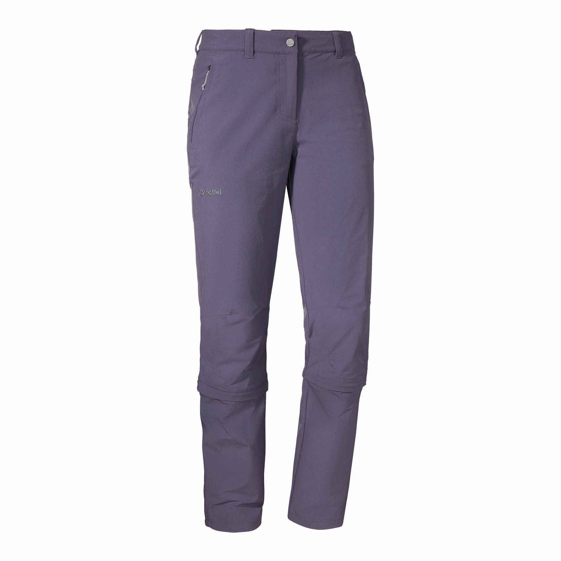 【Schoffel】女四面彈性涼感可拆兩截長褲 / 23SL20-12640-[紫]
