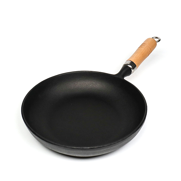 【岩鑄】歐姆蛋木柄平底鍋-21cm