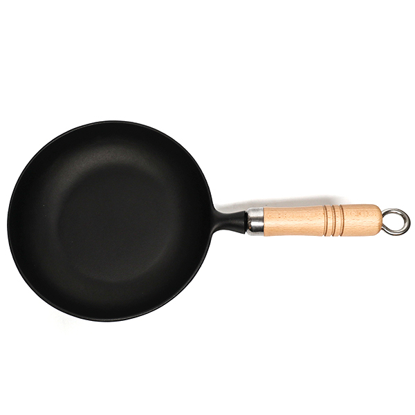 【岩鑄】歐姆蛋木柄平底鍋-21cm