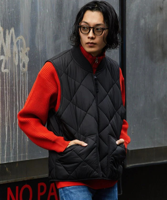 FREAK'S STORE PRIMALOFT 菱格紋 工裝 軍事風 防潑水 防風 保暖 背心 現貨