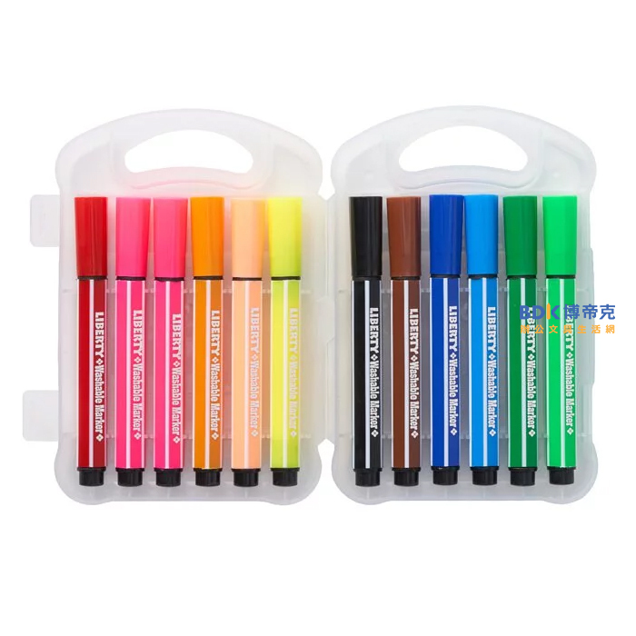 利百代 LIBERTY 水漾可水洗彩色筆 W-010 系列