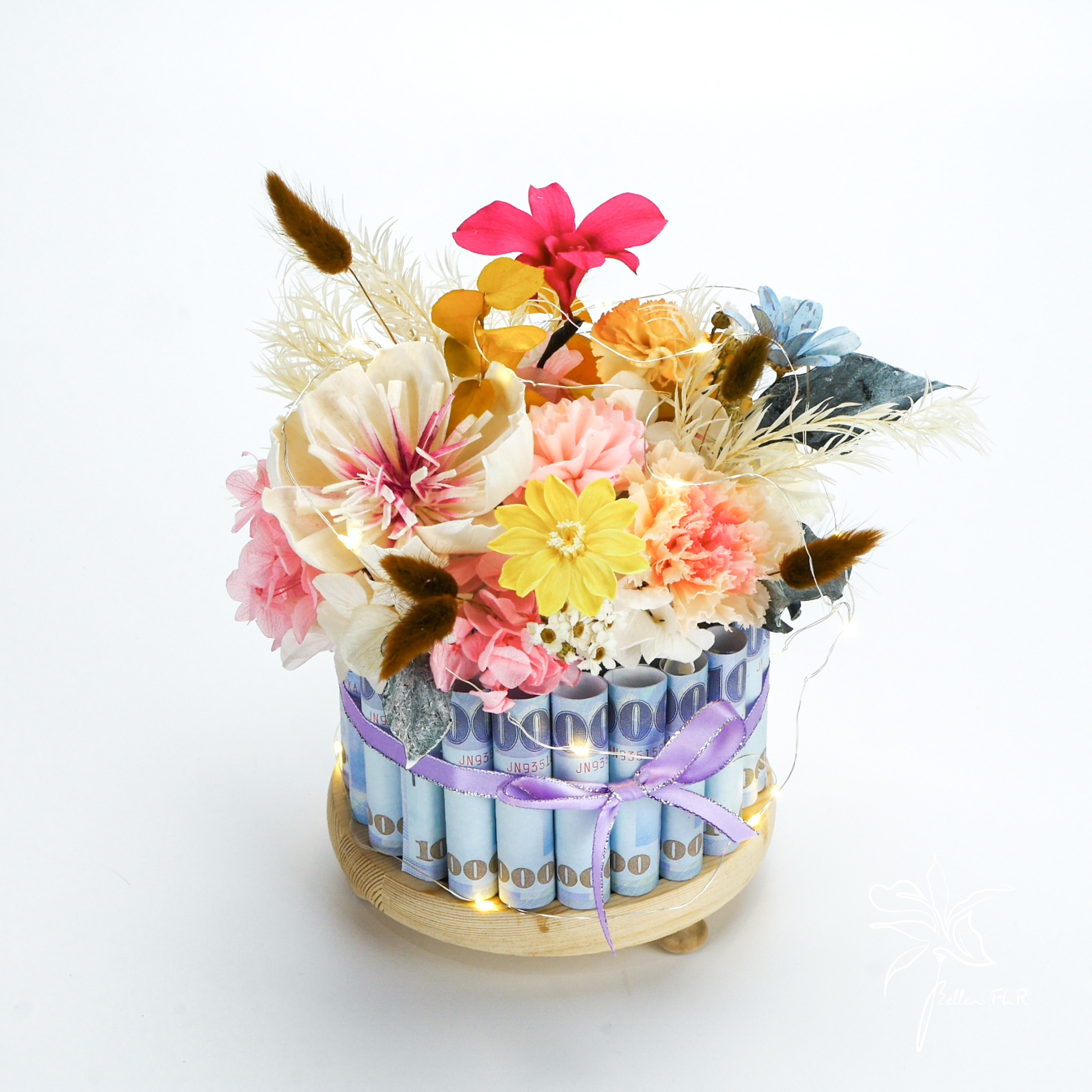 【鈔馨動時刻】單層鈔票蛋糕