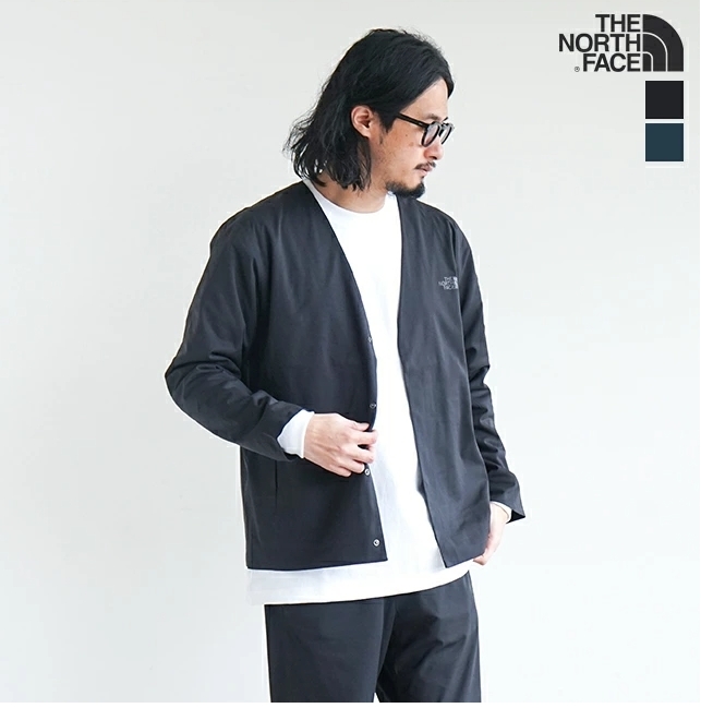 日本代購 THE NORTH FACE 北臉 開衫外套 輕便外套 戶外 抗紫外線 長袖 藍/黑 APR-