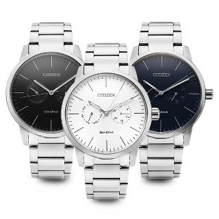Citizen Eco-Drive光動能日曆腕錶 AO9040-52L 藍色錶面 / AO9040-52A 白色錶面 / AO9040-52E 黑色錶面