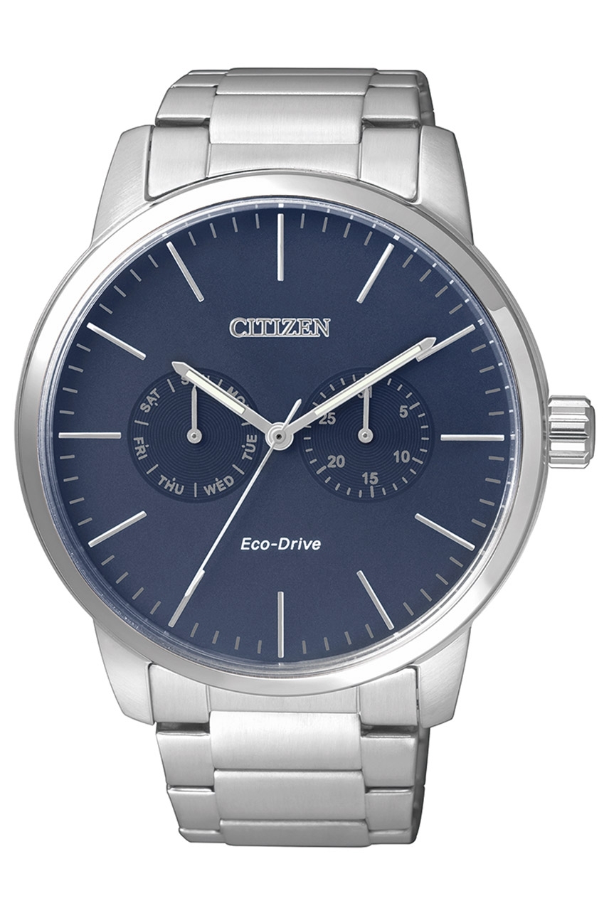 Citizen Eco-Drive光動能日曆腕錶 AO9040-52L 藍色錶面 / AO9040-52A 白色錶面 / AO9040-52E 黑色錶面