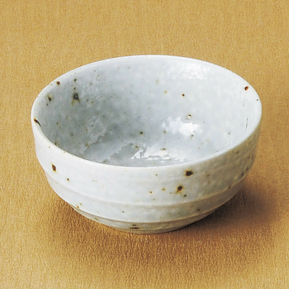 日本陶器品牌Minorutouki 美濃燒 TOUGA系列 白色斑點 陶瓷盤|盤子|碟子|配菜碟|醬料碟