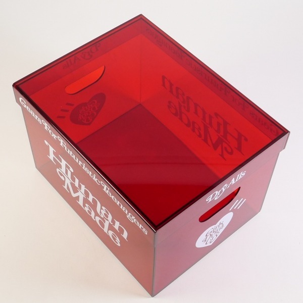2022SS HUMAN MADE GDC ACRYLIC FILE BOX 壓克力整理箱收納現貨