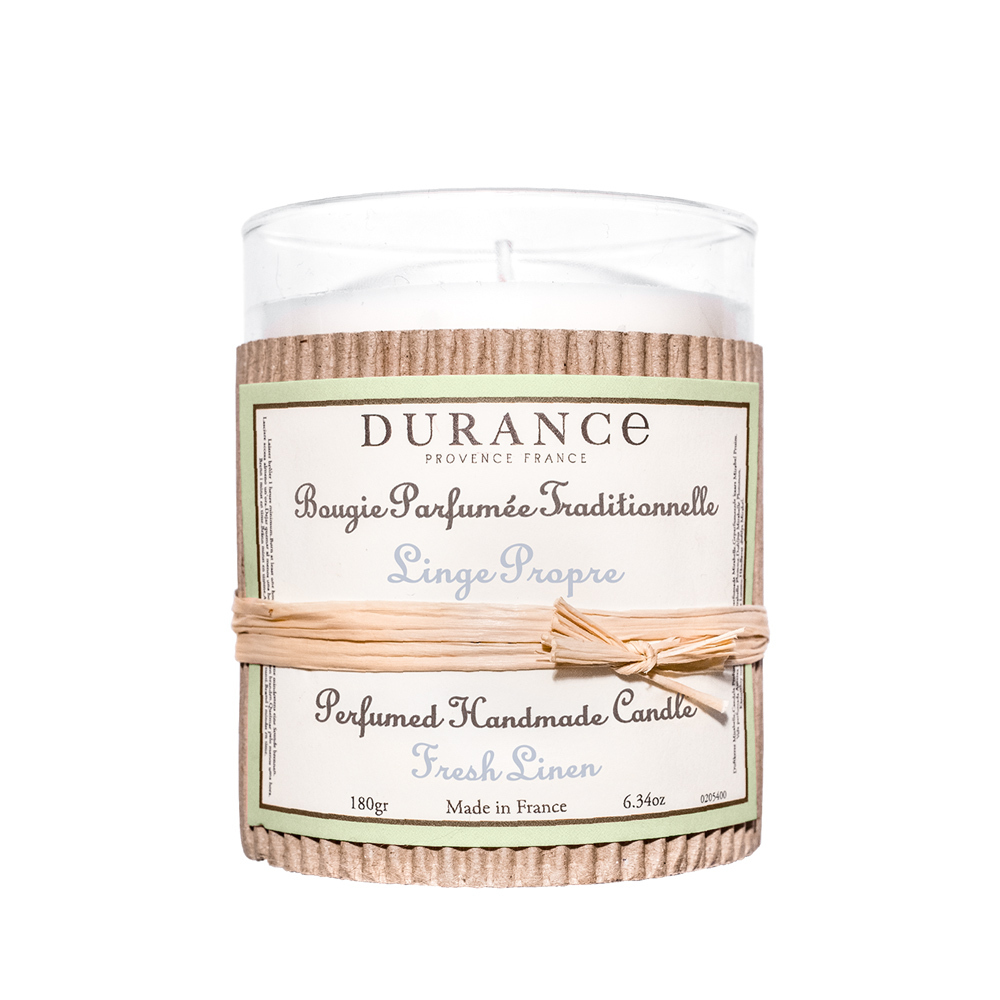 DURANCE朵昂思 清新亞麻手工精油蠟燭(180g)