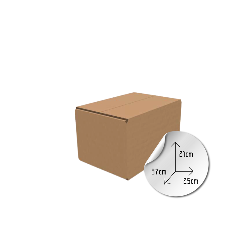 37x25x21cm 標準紙箱 通用紙盒 (雙坑)-包裝 速遞 網店出貨常用
