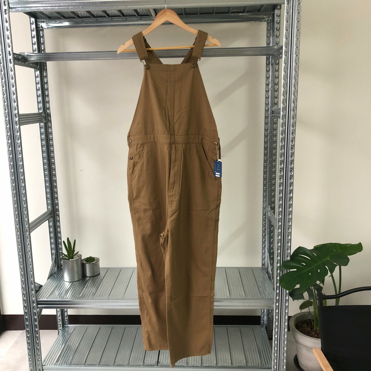 GHUG 吊帶褲 寬褲 21-2115