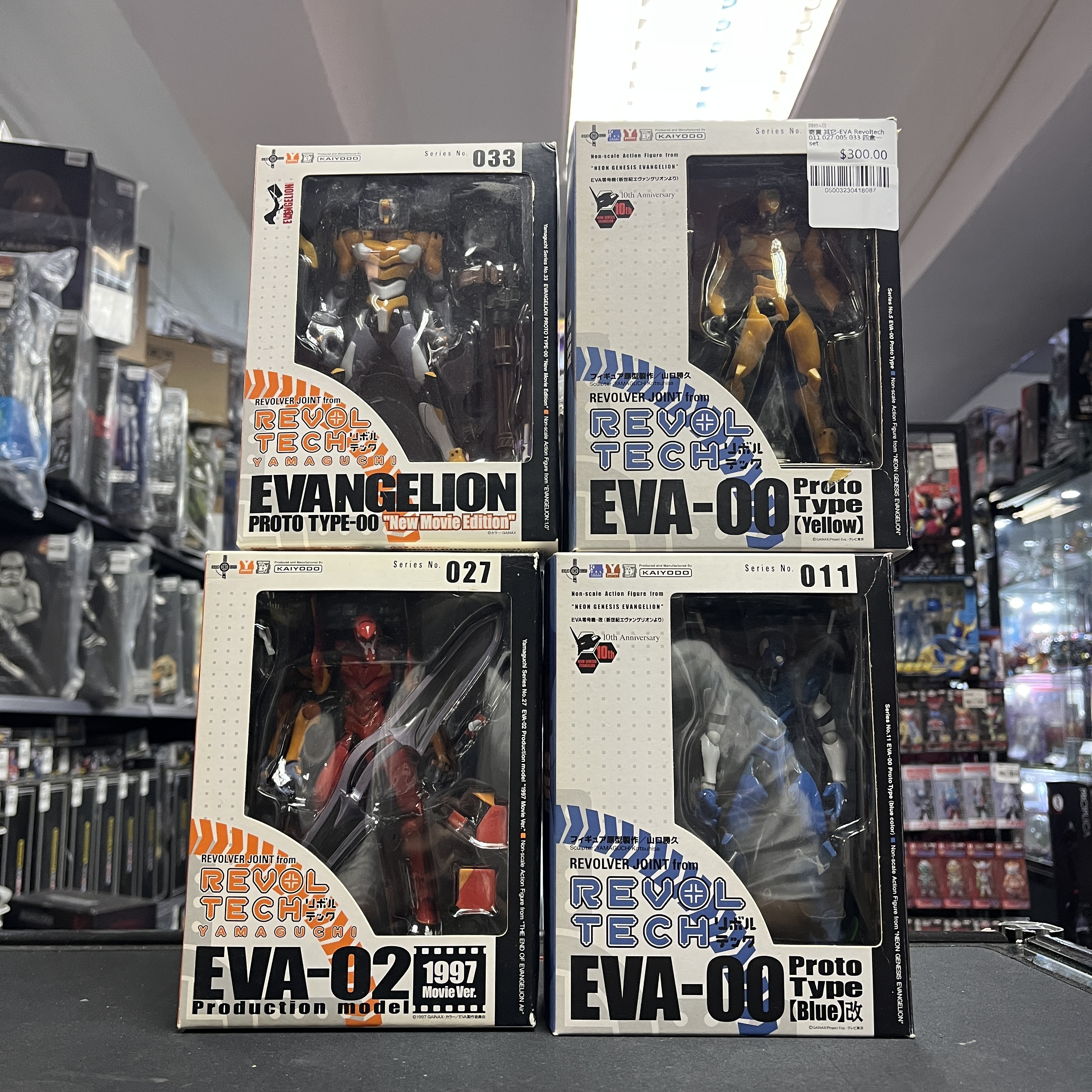 寄賣 其它-EVA Revoltech 011 027 005 033 四盒一set