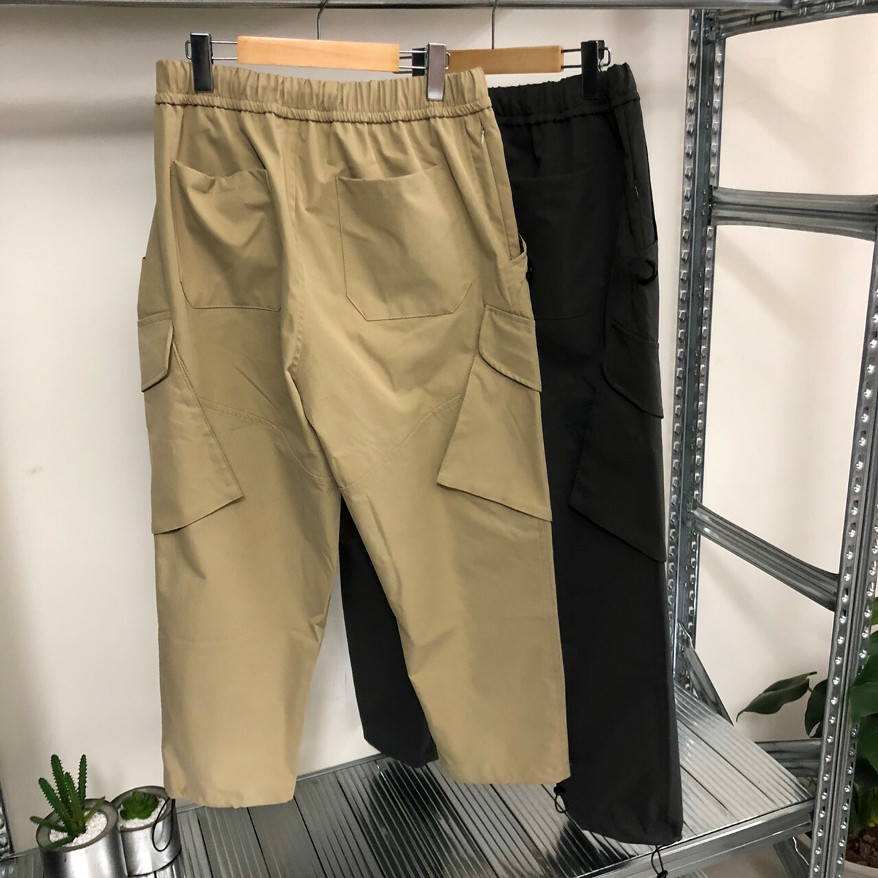 CYCLE 日系山系立體大口袋挺版工裝寬褲 CYC335