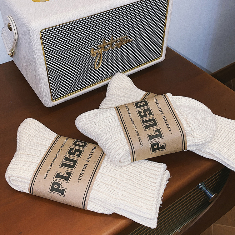 日系復古 粗針織 短襪中筒襪長襪 男女 襪子【PL240】