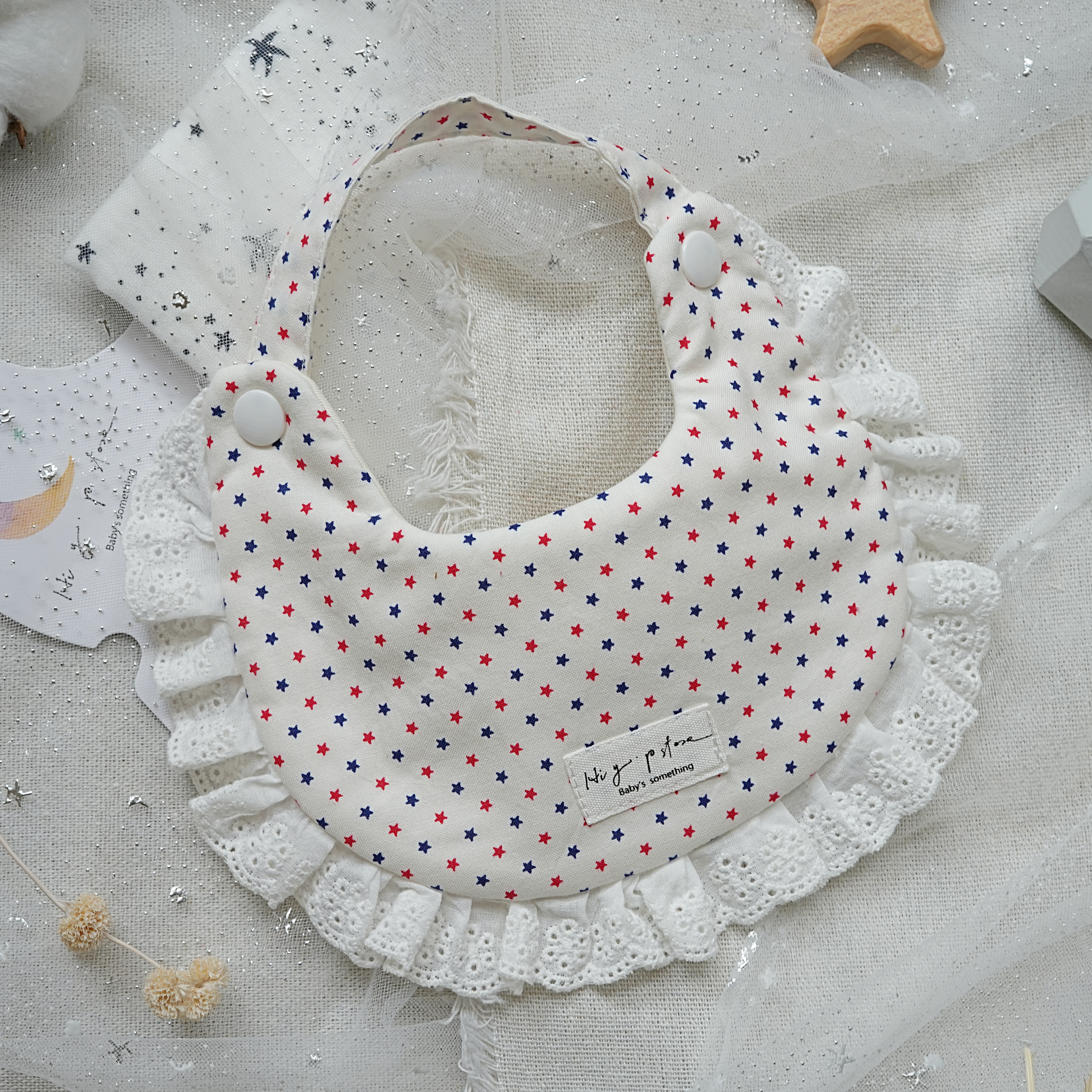 Hi Y.P store-手作圍兜-英倫星星