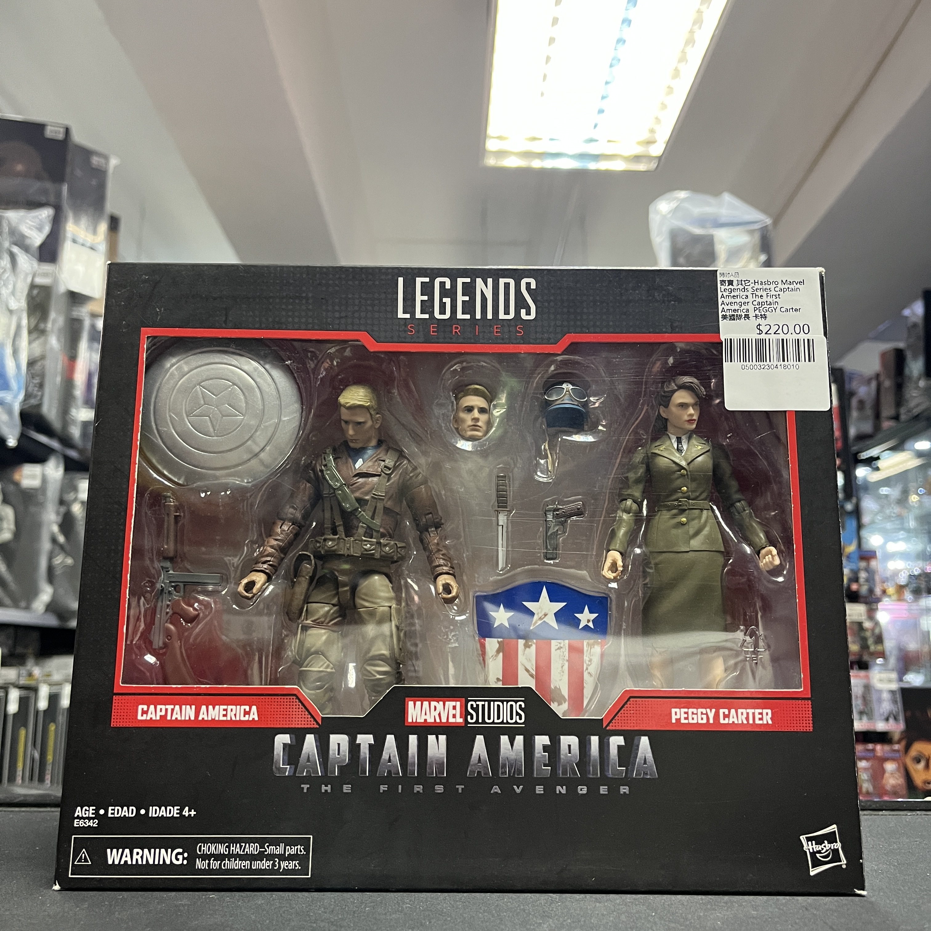 寄賣 其它-Hasbro Marvel Legends Series Captain America The First Avenger Captain America & PEGGY Carter 美國隊長 卡特 