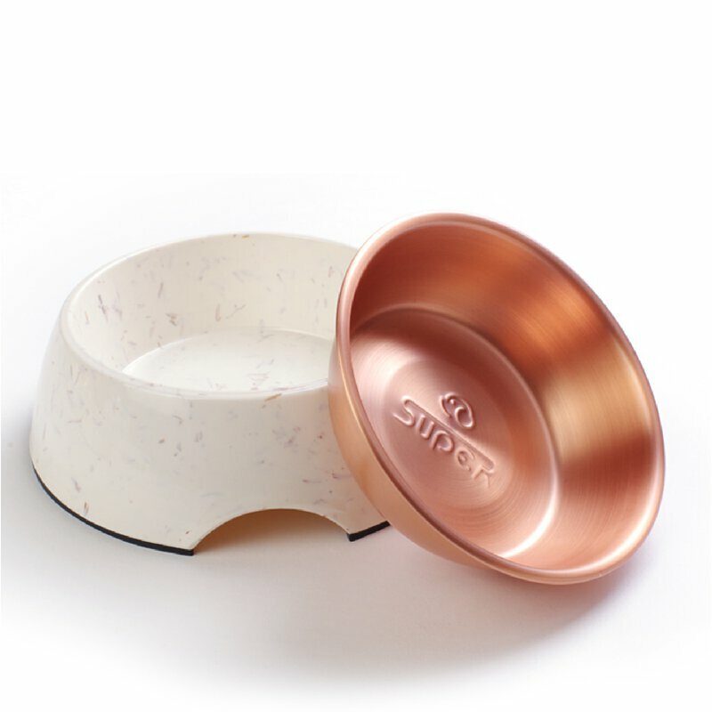 SUPER休普-寵物碗‧圓形麥桿碗(S/M/L)