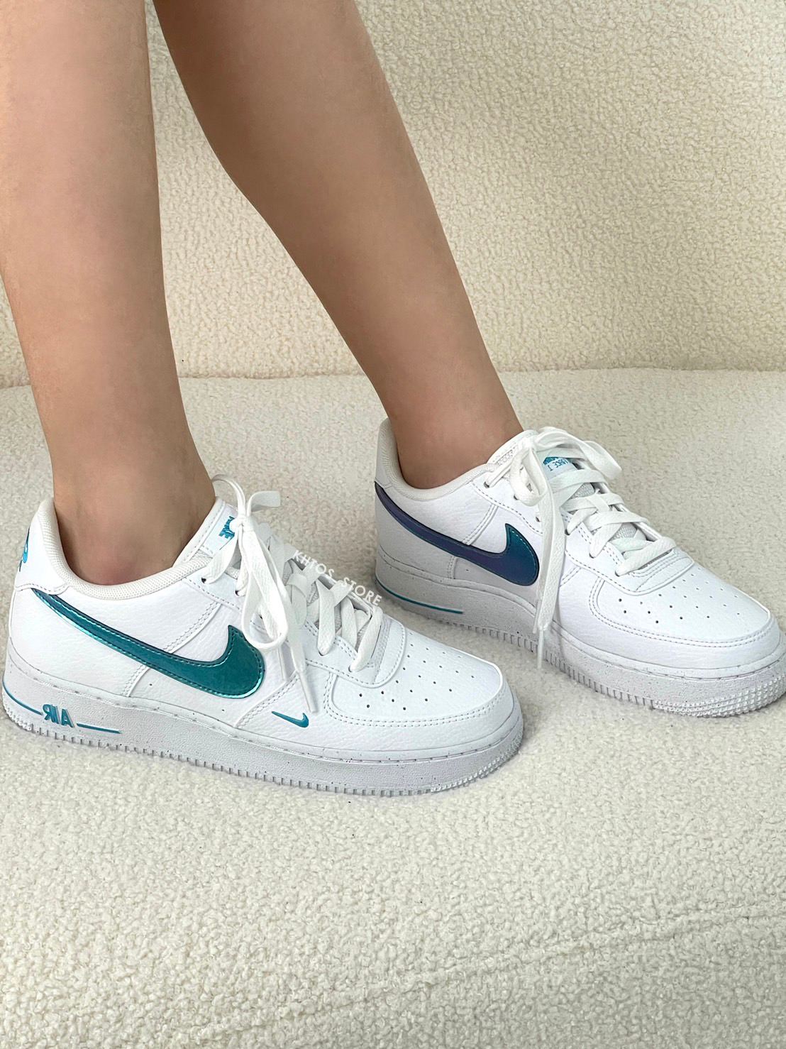 NIKE AIR FORCE 1 藍色閃電 FD0677-100