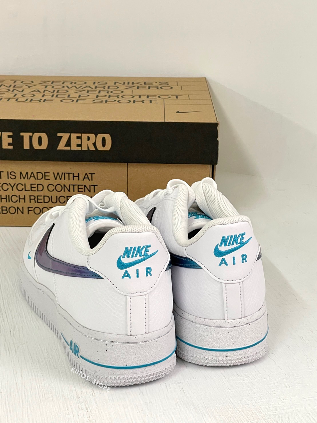 NIKE AIR FORCE 1 藍色閃電 FD0677-100