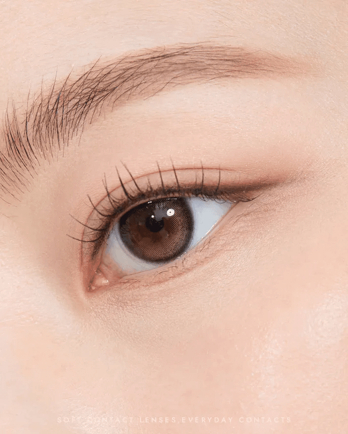 OLENS Eyelighter Glowy Natural 1 Day Latte Brown 日拋彩妝隱形眼鏡｜每盒20片