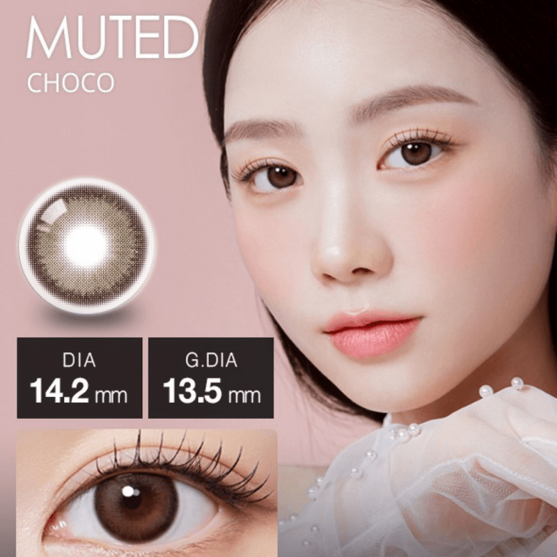 [預訂] OLOLA 1 Month Muted Choco 月拋棄彩妝隱形眼鏡｜每盒1片