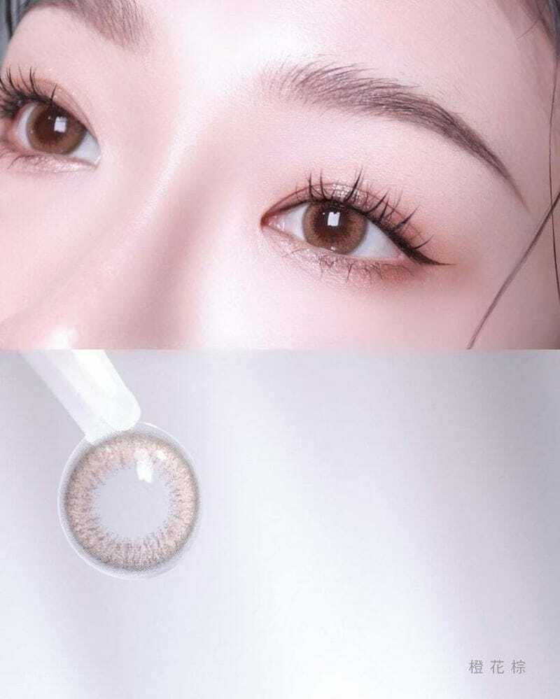 PEGAVISION 晶碩 香水系列 橙花棕 Orange Blossom 日拋彩妝隱形眼鏡｜每盒10片