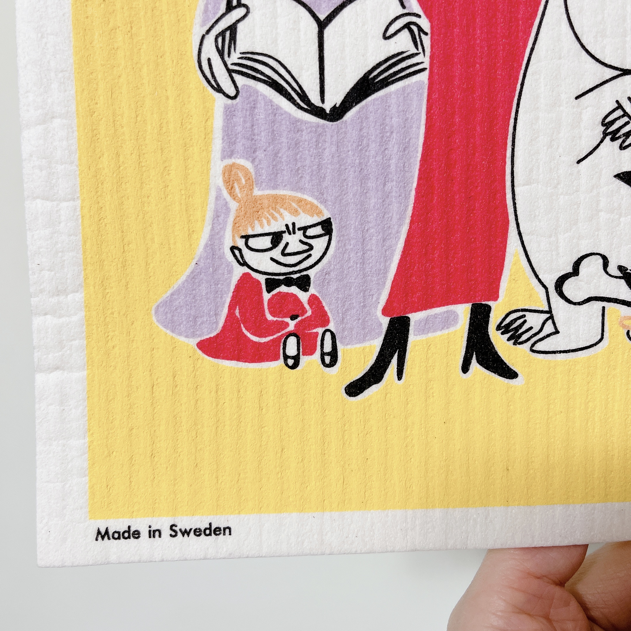 Moomin 嚕嚕米  廚房環保海綿擦拭巾 餐具瀝水墊 不留棉絮 北歐萬用抹布 速乾｜瑞典 ecomfort