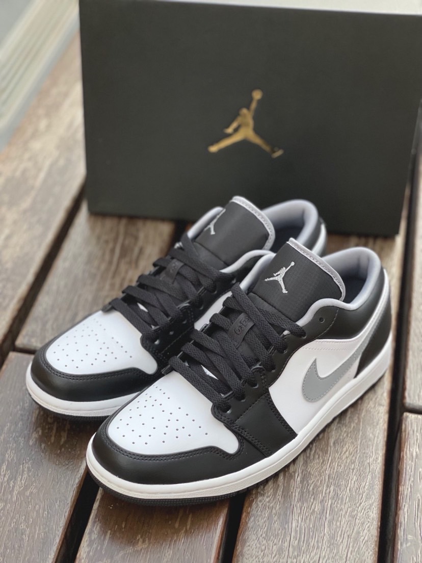Air Jordan低筒影子熊貓 黑灰
