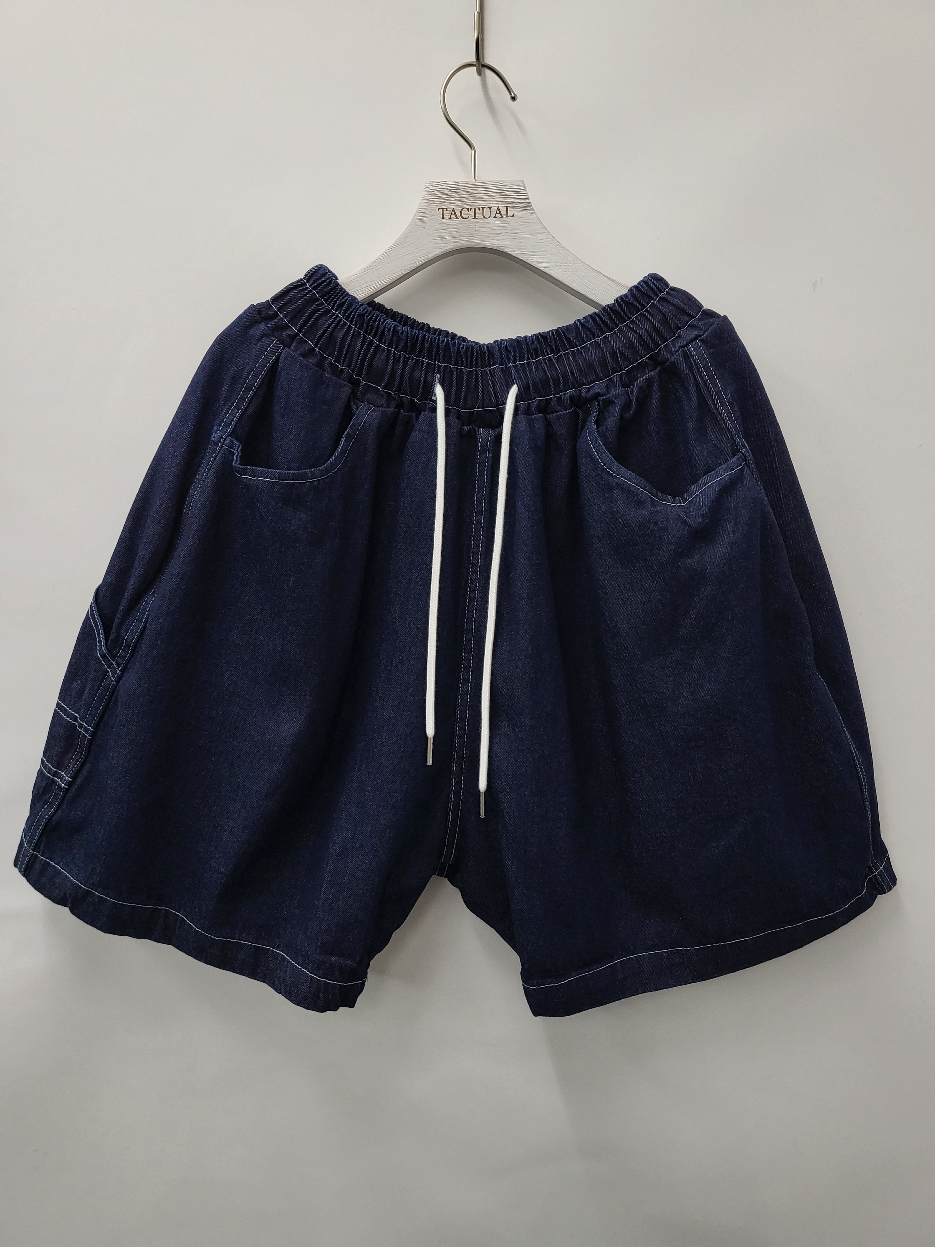 淨色牛仔短褲 P2325