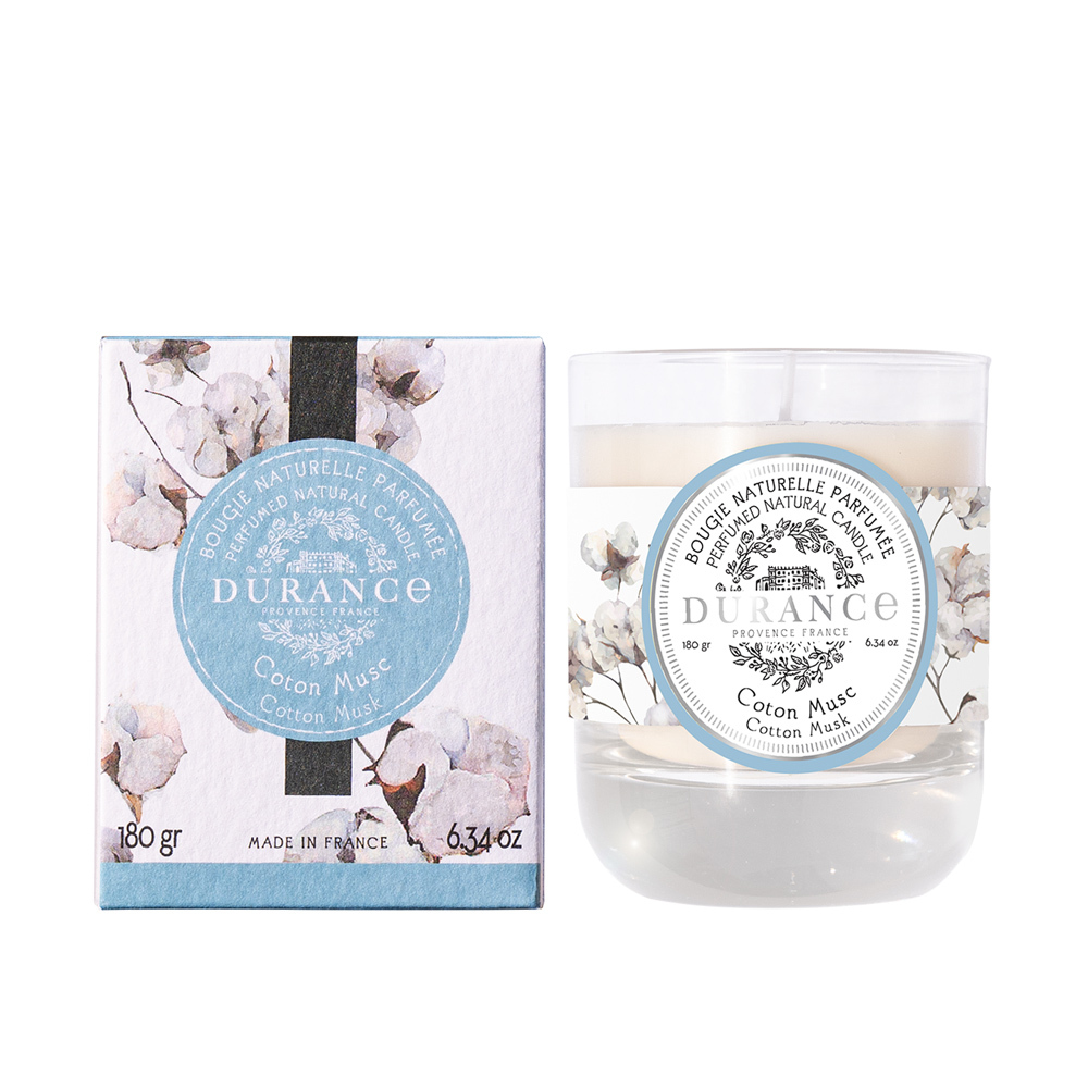 DURANCE朵昂思 花漾香氛蠟燭(180g)-棉麝香