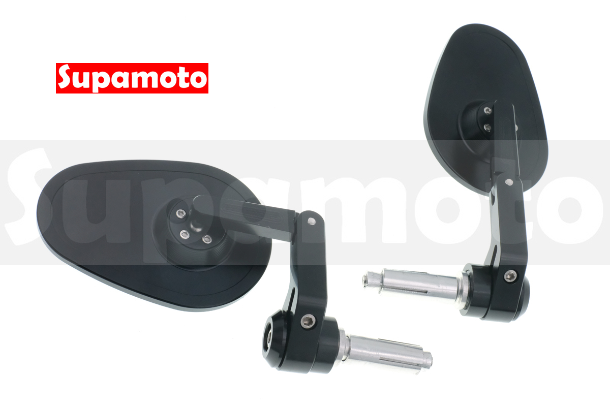 -Supamoto- M23 CNC 手把鏡 端子鏡 車把鏡 後照鏡 後視鏡 牛角鏡 咖啡 CB350 通用 改裝 下移