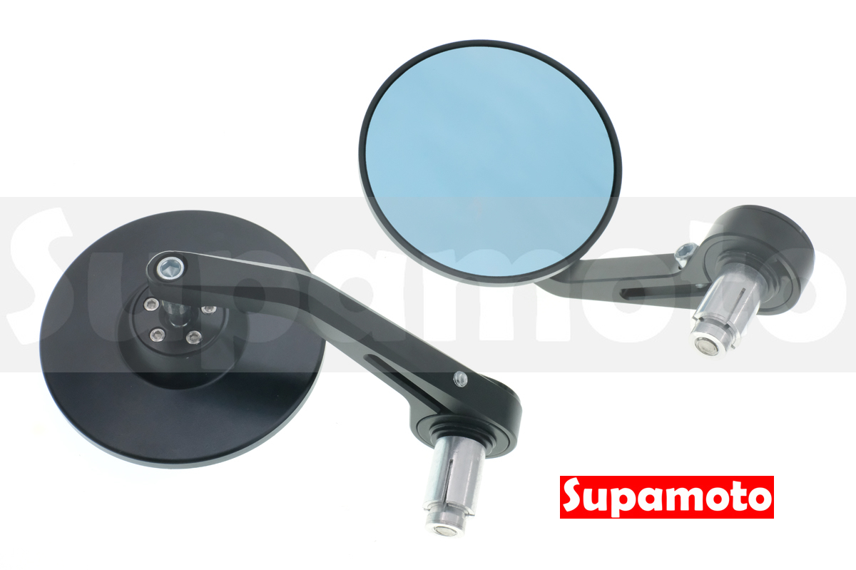 -Supamoto- M26 CNC 手把鏡 圓形 端子鏡 車把鏡 後照鏡 後視鏡 牛角鏡 咖啡 CB350 通用 改裝