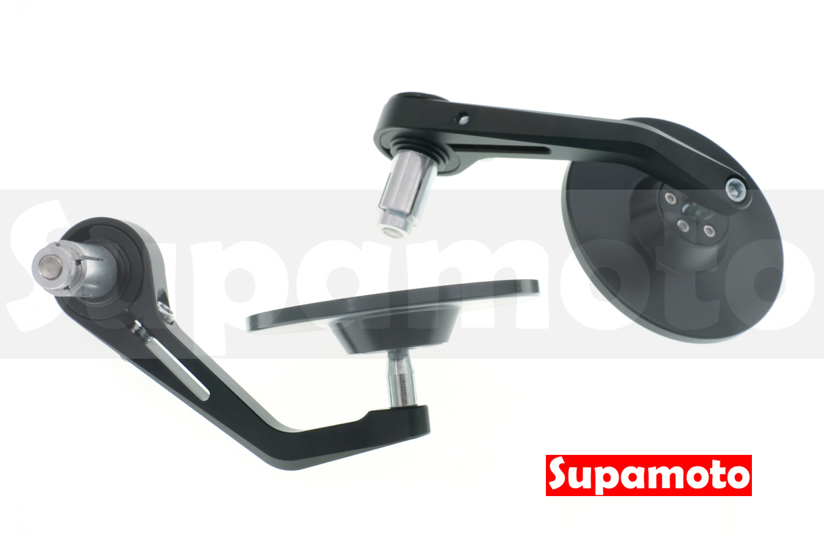 -Supamoto- M26 CNC 手把鏡 圓形 端子鏡 車把鏡 後照鏡 後視鏡 牛角鏡 咖啡 CB350 通用 改裝