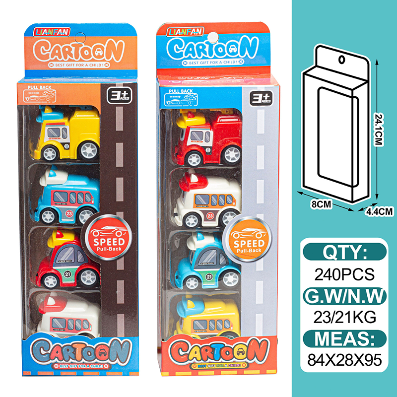 卡通工程車迴力車 662012