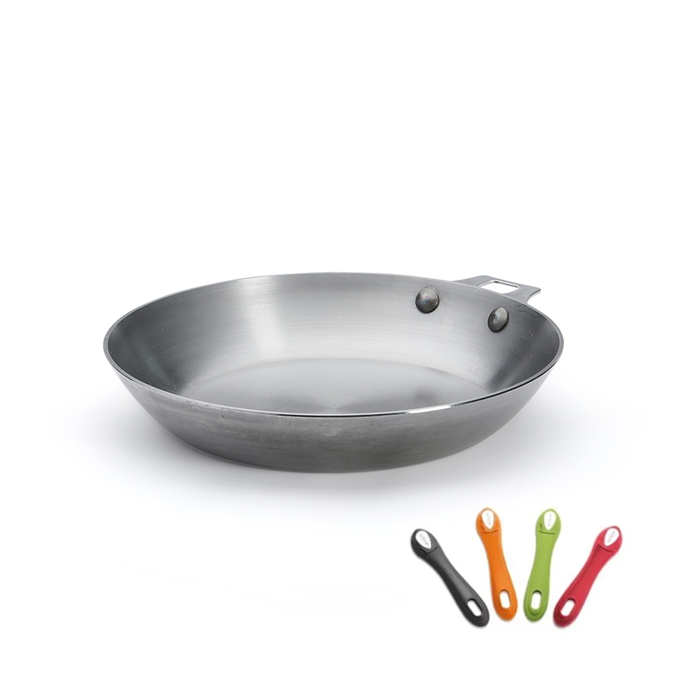 (微福利品)原礦蜂蠟鐵鍋 l TWISTY活動柄平底鐵鍋 (不含握柄)