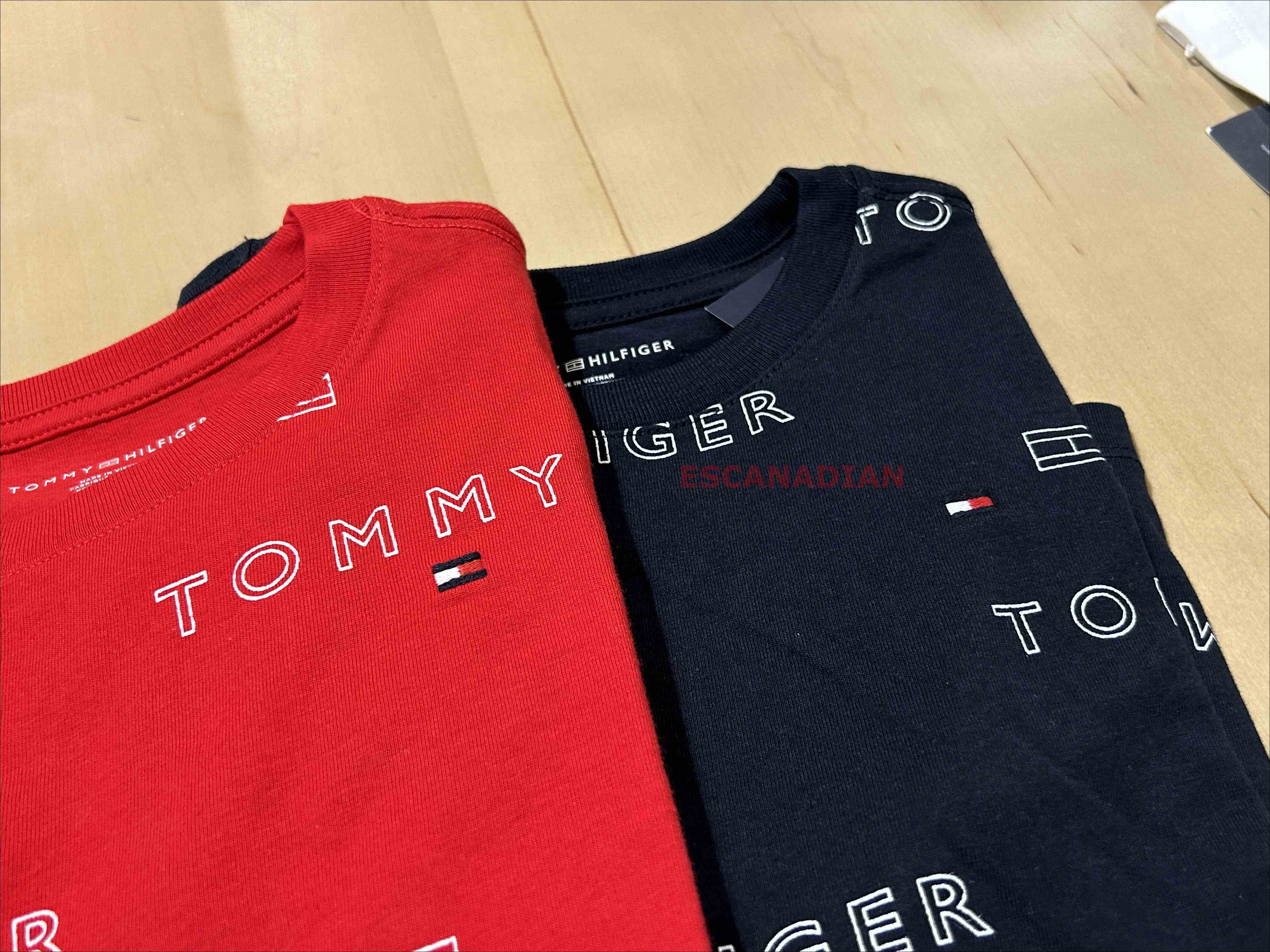 TOMMY 男大童 滿版字樣 短TEE (2色)