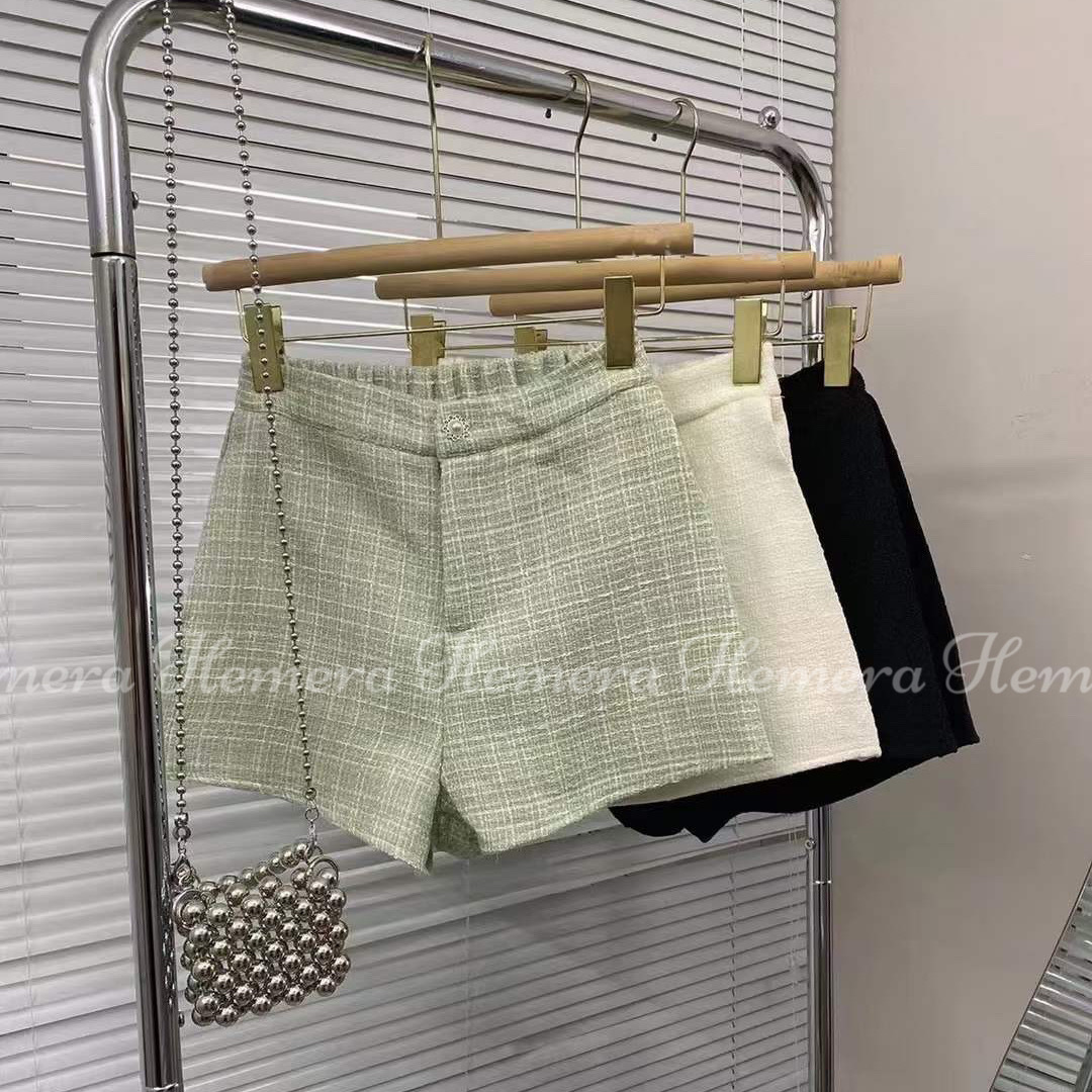 PT23W0433 小香簡約TWEED料短褲