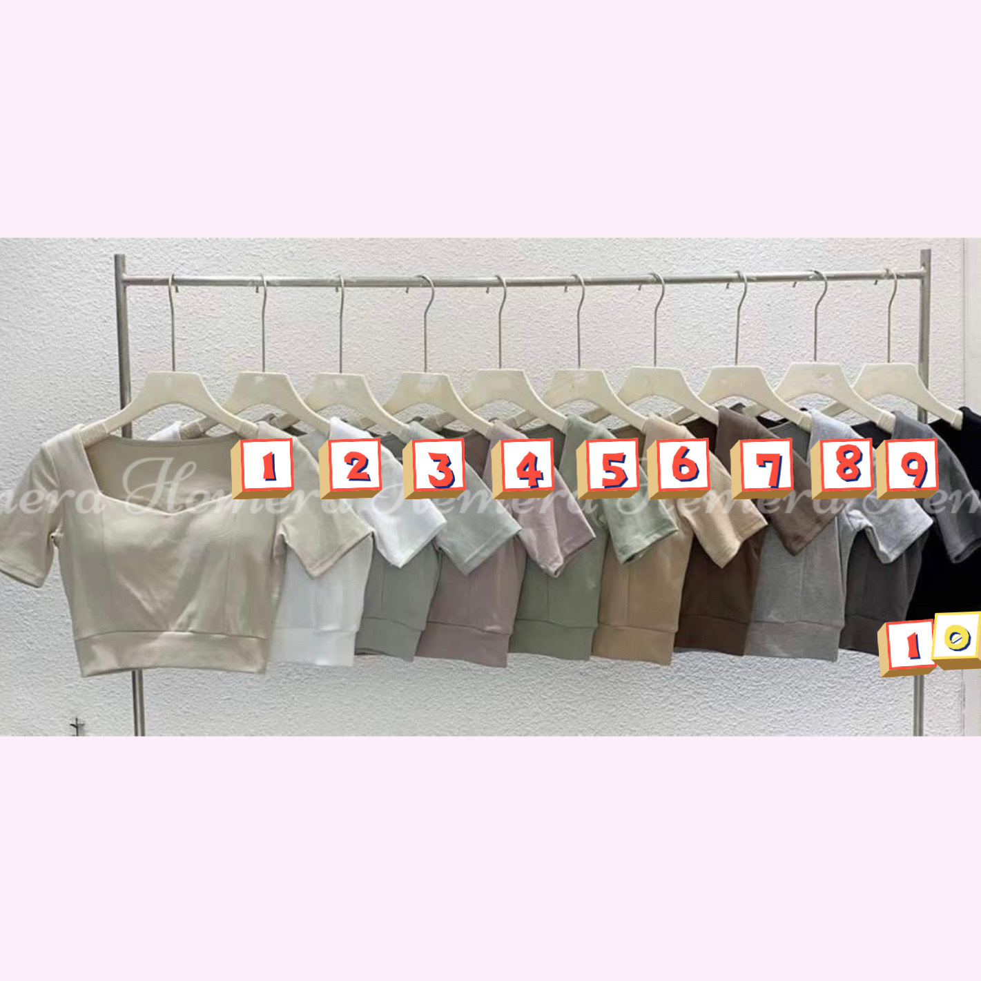 TP23W0435 Push Up Pad棉質短版T-SHIRT